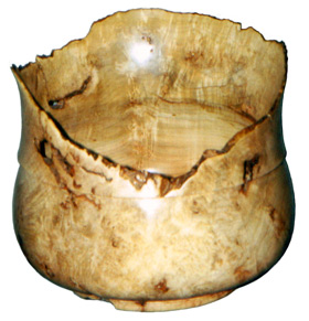 hand-turned bowl