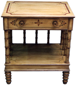 painted regency table